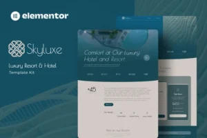 Mua Skyluxe - Luxury Resort & Hotel Elementor Template Kit giá rẻ