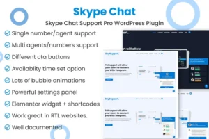 Mua Skype Chat Support Pro WordPress Plugin giá rẻ