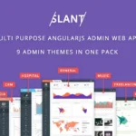 Slant – Multi Purpose AngularJS Admin Web App