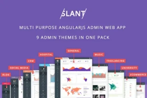 Mua Slant - Multi Purpose AngularJS Admin Web App giá rẻ