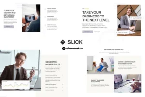 Mua Slick - Multipurpose Business & Marketing Agency Elementor Template Kit giá rẻ