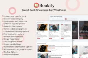 Mua Smart Book Showcase For WordPress giá rẻ
