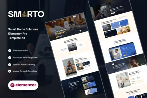 Mua Smarto - Smart Home Solutions Elementor Pro Template Kit giá rẻ