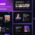 SoarBuzz – Influencer Agency Elementor Template Kit