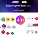 Social Media Icon addon for elementor
