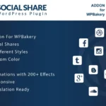 Social Share – Addons for WPBakery Page Builder