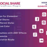 Social Share for Elementor WordPress Plugin