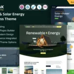 Solak – Ecology & Solar Energy WordPress Theme