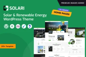 Mua Solari - Ecology & Solar Energy WordPress Theme giá rẻ
