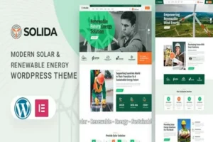 Mua Solida - Solar & Renewable Energy WordPress Theme giá rẻ
