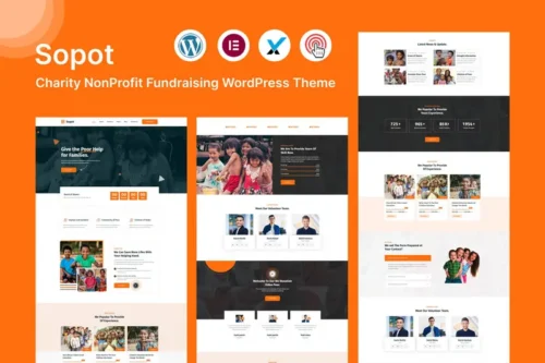 Mua Sopot - Charity Fundraising WordPress Theme giá rẻ