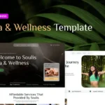 Soulis – Spa Elementor Pro Template Kit