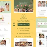 Spa Blush – Beauty Massage & Wellness Elementor Template kit