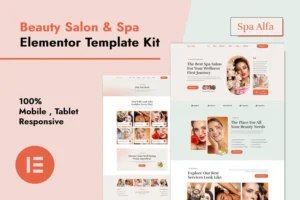 Mua SpaAlfa - Beauty Salon & Spa Elementor Pro Template Kit giá rẻ