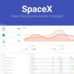 SpaceX – Bootstrap Admin Template