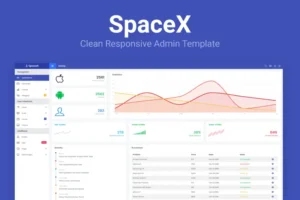 Mua SpaceX - Bootstrap Admin Template giá rẻ