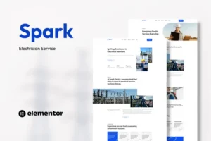 Mua Spark - Electrician Service Elementor Template Kit giá rẻ