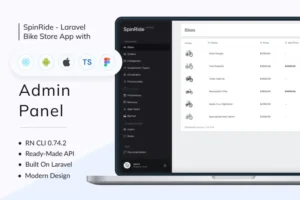 Mua SpinRide - Bike Store Admin Panel with App giá rẻ