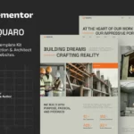 Squaro – Modern Construction & Architect Elementor Template Kit