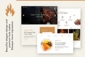 Mua Steaque | Restaurant and Cocktail Bar WordPress Th giá rẻ
