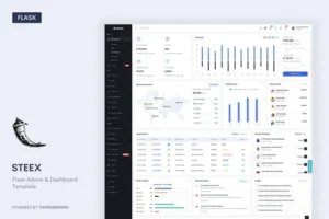 Mua Steex - Flask Admin & Dashboard Template giá rẻ