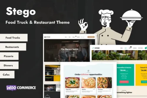 Mua Stego - Food Truck & Restaurant Theme giá rẻ