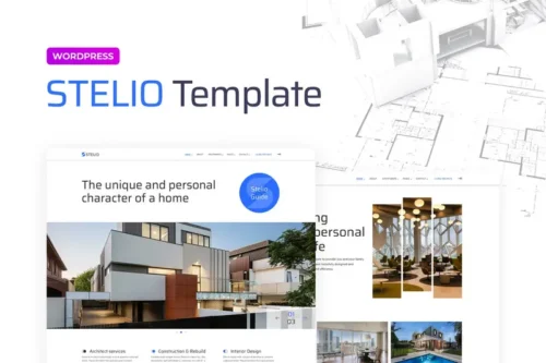 Mua Stelio – Architects & Construction Company Elementor Pro Template Kit giá rẻ