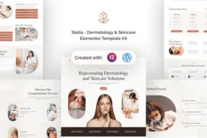 Mua Stella - Dermatology & Skincare Elementor Template Kit giá rẻ