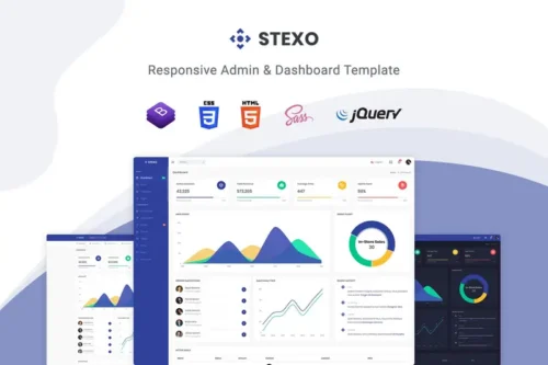 Mua Stexo - Admin & Dashboard Template giá rẻ