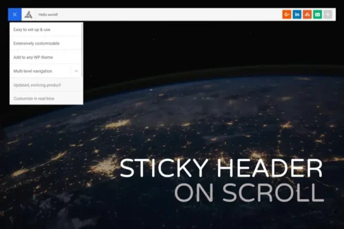 Mua Sticky Header on Scroll for WordPress giá rẻ