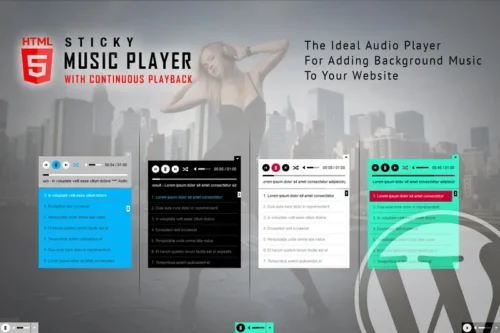 Mua Sticky HTML5 Music Player WordPress Plugin giá rẻ