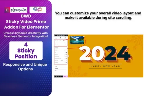 Mua Sticky Video Prime Addon For Elementor giá rẻ