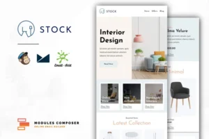 Mua Stock - E-Commerce Responsive Email Template giá rẻ