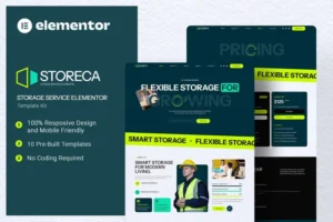 Mua Storeca - Storage Service Elementor Template Kit giá rẻ