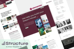 Mua Structure - Architect Elementor Pro Template Kit giá rẻ