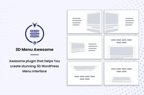 Mua Stunning 3D Off Canvas Menu WordPress Plugin giá rẻ