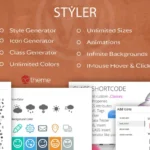 Styler – Icons, Fonts and CSS Generator for WP