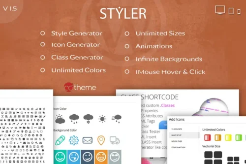 Mua Styler - Icons, Fonts and CSS Generator for WP giá rẻ