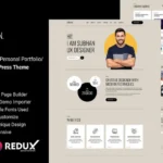 Subhan – Personal Portfolio/CV WordPress Theme