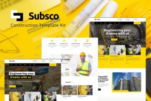 Mua Subsco - Construction Elementor Template Kit giá rẻ
