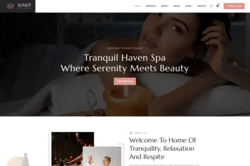 Mua Sunlit - Spa & Beauty WordPress Theme giá rẻ