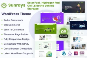 Mua Sunrays – Solar Power & Green Energy WordPress the giá rẻ