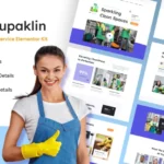 Supklin – Cleaning Service Business Elementor Template Kit