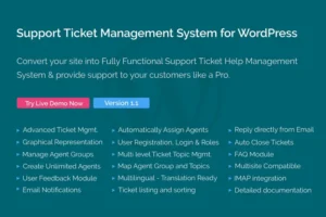 Mua Support Ticket Management System for WordPress giá rẻ