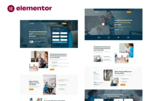 Mua Susty - Homecare & Private Nursing Services Elementor Template Kit giá rẻ
