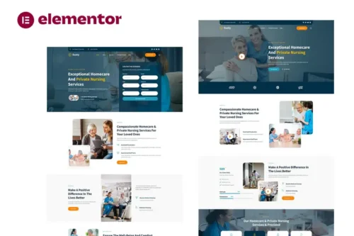 Mua Susty - Homecare & Private Nursing Services Elementor Template Kit giá rẻ
