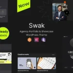 Swak – Agency Portfolio & Showcase WordPress Theme