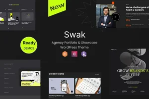 Mua Swak - Agency Portfolio & Showcase WordPress Theme giá rẻ