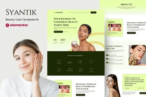 Mua Syantik - Beauty Product Elementor Template Kit giá rẻ