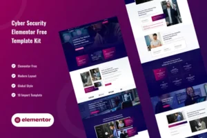 Mua Sybergad - Cybersecurity Services Elementor Template Kit giá rẻ
